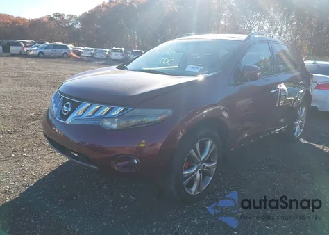 2009 Nissan Murano Le z USA, uszkodzony, nr VIN JN8AZ18W99W136120